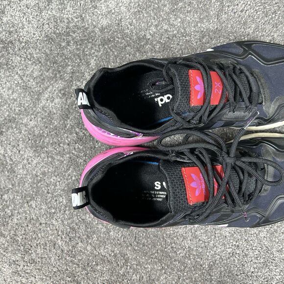 Adidas ZX 2K Boost FX7050 Womens Sz 8.5 Black Wordmark Heel Stripe Running Shoes - Picture 11 of 13